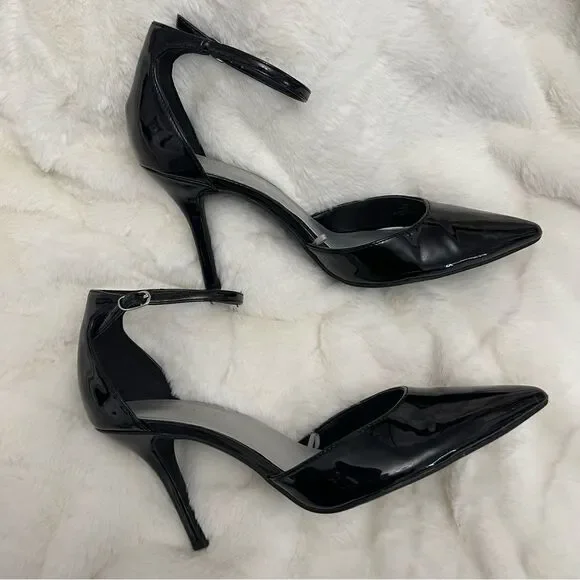 Nine West Pointed Toed Black Heels - Picture 4 of 6